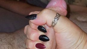 Miss M teasing and edging a bed bound bratty boy