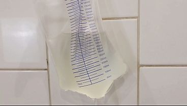 One and a half liter cold enema