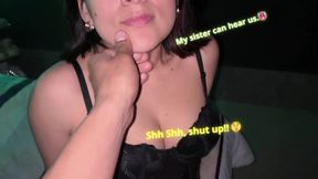 I have risky sex and labored breathing with my stepsister while my wife is not home