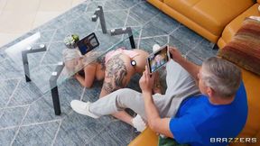 Intensive anal penetration with a gorgeous inked babe Nichole Saphir