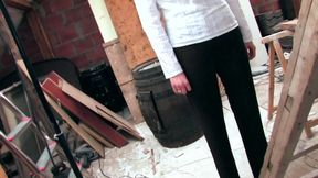 Sandy-haired babe gets her twat and butt fucked