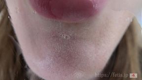 fat, chubby and cute face lovejoy no.1 saliva play edition(bbwmd03-01/fetis.jp)