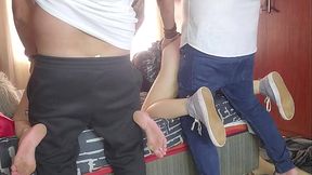 Fun idea swap girlfriends with your friend and cum in the same pussy