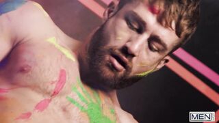 MEN - After Drilling Olivier Roberts Asshole, Theo Brady Aims At His Mouth To Shoot His Cum In