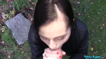 Public Agent - cute Ukrainian Student with great tits takes my cock doggystyle