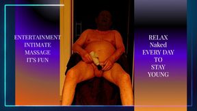 Top-notch entertainment involving a penis and a body massage