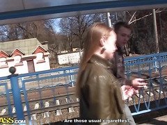 Hot pick up girl Hanna from the train scene 2