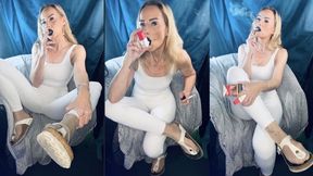 Black Lung Goddess Talking about the damage cigs make while using Inhaler & Chain Smoking