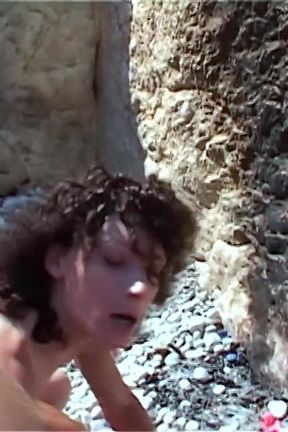 Foursome at the beach with two horny sluts