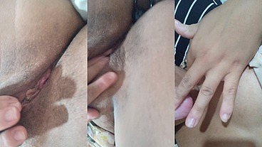 Enfiei o plug no cuzinho e me masturbei até gozar várias vezes