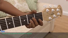 A wife and stepmother part 45 - student teaches hot MILF how to play guitar
