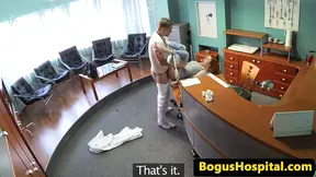 Amateur euro pussyfucked by doctor after exam