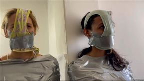 Mummified Besties Panty Hooded By Prince Charming! (mp4)