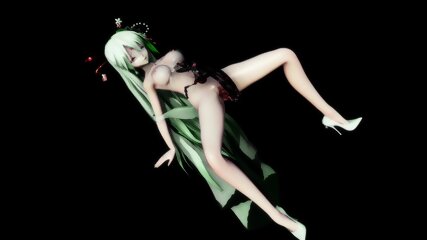 HENTAI INSECT SEX MMD 3D ANIME NSFW SOFT GREEN HAIR COLOR EDIT SMIXIX