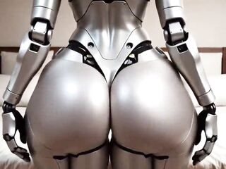 Prototype Test Gone Wild - Curvy Sex Robot Shows How To Ride A Large Dick And Gets Creampied - [POV / AI]