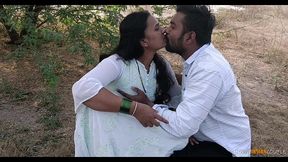 daring indian couple fucking in open jungle outdoor sex