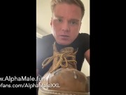 Straight British Builder Tells Off Gay Guy For Wearing His Work Boots Around The House AlphaMaleXXL