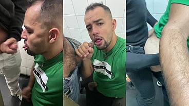 Trabalhador da obra me fodeu no banheiro e foi embora trabalhar aliviado