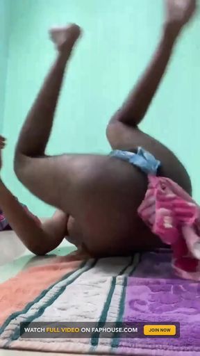 Inserting Soft Towel Hanky Inside My Boy Pussy