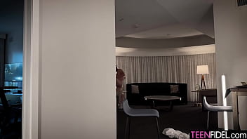 Petite teen Satine Summers takes deepthroat and rough fucking with multiple climaxes