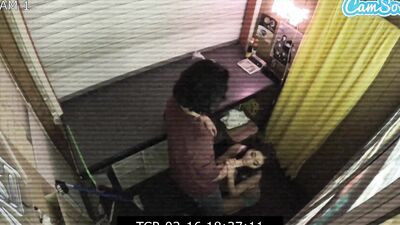 Tiny Asian Giving a BIG Cock Blowjob