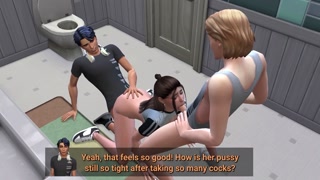 Lustful MILF Gangbanged by Stepson's Bullies - Part 4 - DDSims