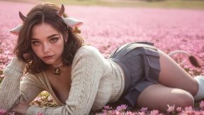 an old farmer fucked a cow-woman with his hard, ancient cock right in the middle of the field!! [ai]