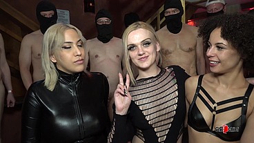 3 cum craving girls creampie gangbang