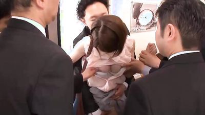 Sexy Japanese Girl have sex in Train
