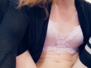 Cock hungry sissy dildo creampie