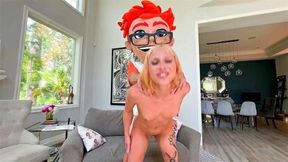 Hannah Quinn Rides My Big Dick Reverse Cowgirl in a Heated Therapy Romp!