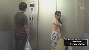 Japanese Milf Stuck In The Elevator