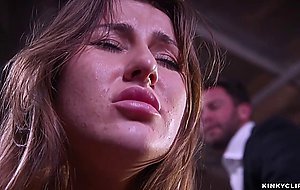 Stepsiblings in anal bdsm threesome