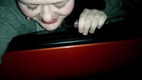 YoungEnglishBBW outdoor dodding handjob