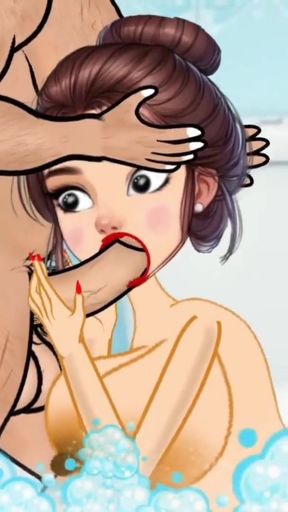 Thrilling moment from &quot;Fucking wife under the shower, inserted huge dick inside girl&#039;s pussy.&quot;