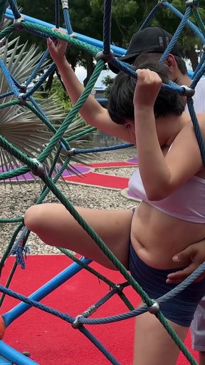 I see a sexy girl stuck in a park game, in exchange for helping her she invites me to her apartment and lets me give&hellip;   Clip 1