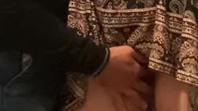Stranger Like To Stick Hif Finger in Pussy's Slut