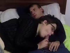 hardcore amateur blowjob and cumshot on her face
