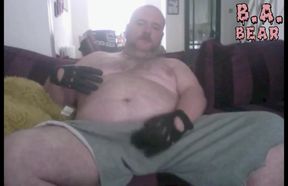 Daddy Wanks in his black leather gloves