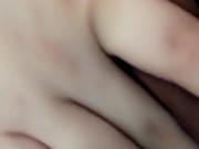 Fingering my wet pussy at work