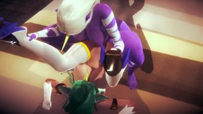 [LEAGUE OF LEGENDS] Star guardian Soraka x Soraka 3D HENTAI