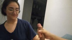 mi novia me empezo chupando la polla y terminamos follando hasta venirme adentro de su cono