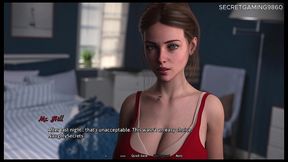 busty milf makes him horny - summer heat 10 developed by naughty fox games - 3d porn game