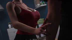 busty milf makes him horny - summer heat 10 developed by naughty fox games - 3d porn game