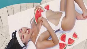 ”Little Asian Honey Moon looking for some sexy fucking”