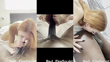 BBC worship with foot job rimming and facial