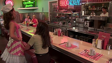 Gemma Massey, Isis Love And Krissy Lynn Get Down In A Diner With Group Sex