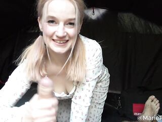 Sneaky Stepsis Wakes Up Stepbro During Camping Tour