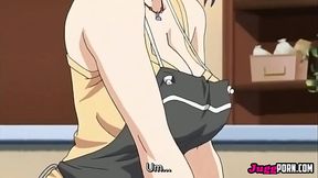 My StepSister-in-Law and Her Busty Friend Suck My Cock - Uncensored Hentai