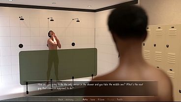 Str8 4 - Big Cock in Gym Shower